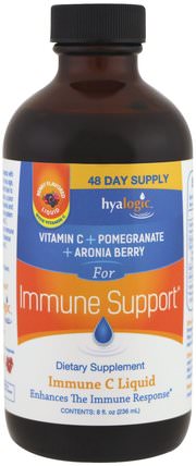 Immune C Liquid, Berry Flavored Liquid, 8 fl oz (236 ml) by Hyalogic Immune Support, 健康，感冒和病毒，免疫系統 HK 香港