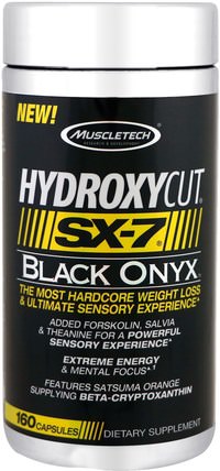 Extreme Energy, SX-7, Black Onyx, 160 Capsules by Hydroxycut, 健康，飲食，減肥，脂肪燃燒器 HK 香港