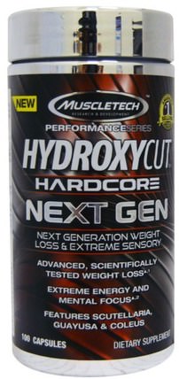 Hardcore Next Gen, Weight Loss, 100 Capsules by Hydroxycut, 健康，能量，減肥，飲食 HK 香港