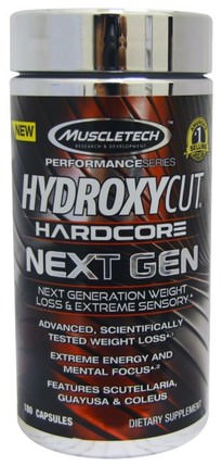 Hardcore Next Gen, Weight Loss, 180 Capsules by Hydroxycut, 健康，能量，減肥，飲食 HK 香港
