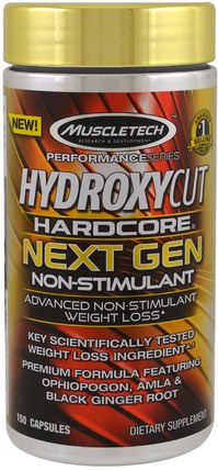 Performance Series, Hydroxycut Hardcore Next Gen Non-Stimulant, 150 Capsules by Hydroxycut, 減肥，飲食，運動 HK 香港
