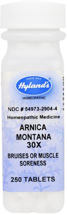 Arnica Montana 30X, 250 Tablets by Hylands, 草藥，山金車蒙大拿 HK 香港