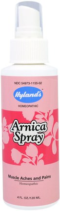 Arnica Spray, 4 fl oz (120 ml) by Hylands, 草藥，山金車蒙大拿 HK 香港