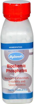 Biochemic Phosphates, 1000 Tablets by Hylands, 補充，睡覺 HK 香港