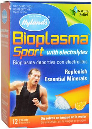 Bioplasma Sport with Electrolytes, Citrus Flavor, 12 Packets by Hylands, 運動，電解質飲料補水，順勢療法 HK 香港