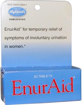 EnurAid, 50 Tablets by Hylands, 健康，尿失禁膀胱支持，膀胱 HK 香港