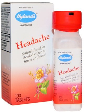 Headache, 100 Tablets by Hylands, 健康，頭痛，補品，順勢緩解疼痛 HK 香港