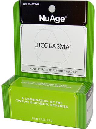 NuAge, Bioplasma, 125 Tablets by Hylands, 健康 HK 香港