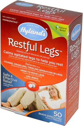 Restful Legs, 50 Quick-Dissolving Tablets by Hylands, 補品，順勢療法，婦女，曲張靜脈護理 HK 香港