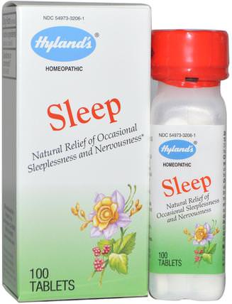 Sleep, 100 Tablets by Hylands, 補品，順勢療法，睡眠 HK 香港