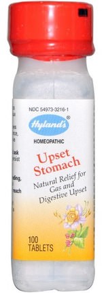 Upset Stomach, 100 Tablets by Hylands, 健康，消化，胃 HK 香港