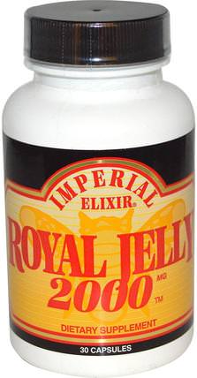 Royal Jelly, 2000 mg, 30 Capsules by Imperial Elixir, 補充劑，蜂產品，蜂王漿 HK 香港