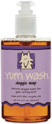 Yum Wash, Doggie Soap, 8 fl oz (225 ml) by Indigo Wild, 寵物護理，寵物狗，洗髮水和美容寵物 HK 香港