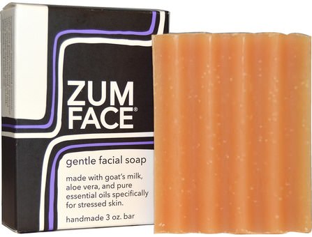 Zum Face, Gentle Facial Bar Soap, 3 oz by Indigo Wild, 洗澡，美容，肥皂 HK 香港