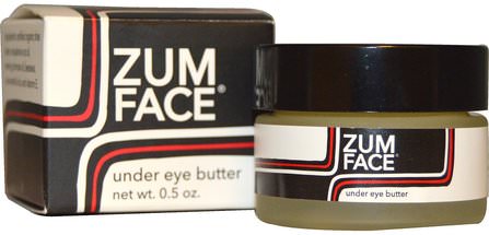 Zum Face, Under Eye Butter, 0.5 oz by Indigo Wild, 美容，眼霜，面部護理，面霜，乳液 HK 香港