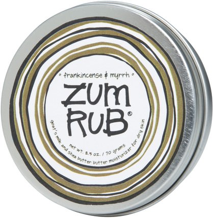 Zum Rub, Frankincense & Myrrh, 2.5 oz (70 g) by Indigo Wild, 洗澡，美容，潤膚露 HK 香港