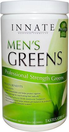 Mens Greens, Professional Strength Greens, 10.6 oz (300 g) by Innate Response Formulas, 補品，超級食品，蔬菜，健康，男士 HK 香港