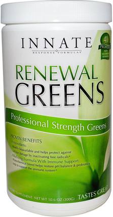 Renewal Greens, Professional Strength Greens, 10.6 oz (300g) by Innate Response Formulas, 補品，超級食品，綠色蔬菜 HK 香港