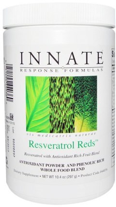Resveratrol Reds, 10.4 oz (297 g) by Innate Response Formulas, 補充劑，抗氧化劑，抗氧化劑，白藜蘆醇 HK 香港