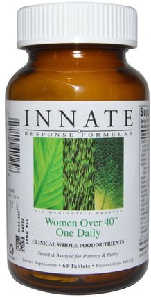 Women Over 40 One Daily, 60 Tablets by Innate Response Formulas, 維生素，女性多種維生素 HK 香港