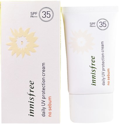 Daily UV Protection Cream, SPF35 PA+++, 50ml by Innisfree, 洗澡，美容，防曬霜，spf 30-45，面部護理，spf面部護理 HK 香港