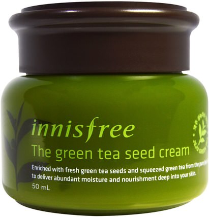 The Green Tea Seed Cream, 50 ml by Innisfree, 美容，面部護理，面霜，乳液，浴 HK 香港