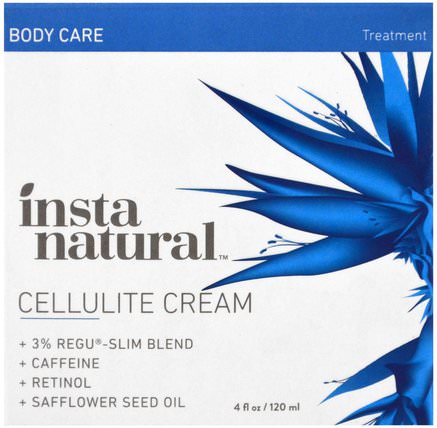Cellulite Cream, Treatment, 4 fl oz (120 ml) by InstaNatural, 健康，皮膚，沐浴，美容 HK 香港