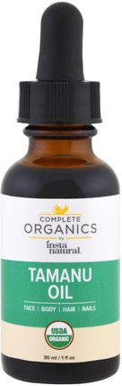 Complete Organics, Tamanu Oil, 1 fl oz (30 ml) by InstaNatural, 健康，皮膚，tamanu油 HK 香港