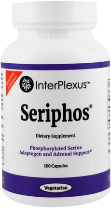 100 Capsules by InterPlexus Seriphos, 補充劑，磷脂酰絲氨酸，抗衰老 HK 香港