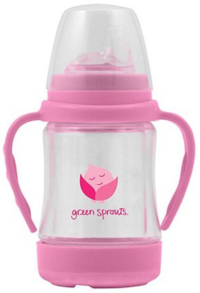 6+ Months, 9+ Months, Pink, 1 cup 4 oz (125 ml) by iPlay Glass Sip & Straw Cup, 兒童健康，兒童食品，嬰兒餵養，吸管杯 HK 香港