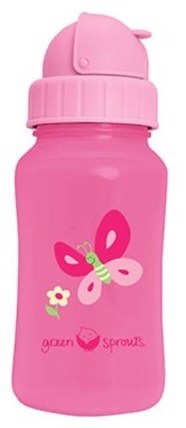 Aqua Bottle, Pink, 10 oz (300 ml) by iPlay Green Sprouts, 兒童健康，兒童食品，廚具，杯碟碗 HK 香港