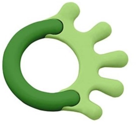 Cornstarch Hand Teether, Green, 1 Teether by iPlay Green Sprouts, 兒童健康，兒童玩具，出牙玩具 HK 香港