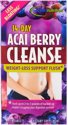 14-Day Acai Berry Cleanse, 56 Tablets by Irwin Naturals, 補充劑，水果提取物，超級水果，巴西莓果汁提取物，健康，排毒 HK 香港