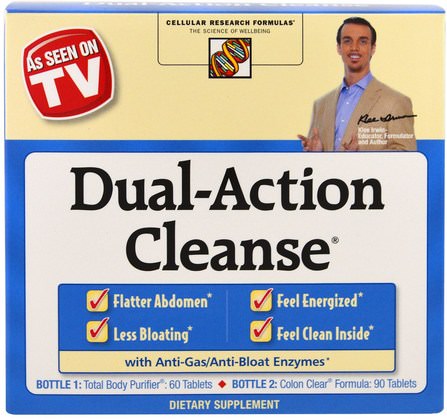 Dual-Action Cleanse, 2 Piece Kit by Irwin Naturals, 健康，排毒 HK 香港