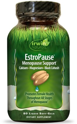 EstroPause, Menopause Support, 80 Liquid Soft-Gels by Irwin Naturals, 健康，女性，更年期 HK 香港