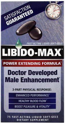 Libido-Max, 75 Fast-Acting Liquid Soft-Gels by Irwin Naturals, 健康，男人，角質山羊雜草，ashwagandha男人 HK 香港