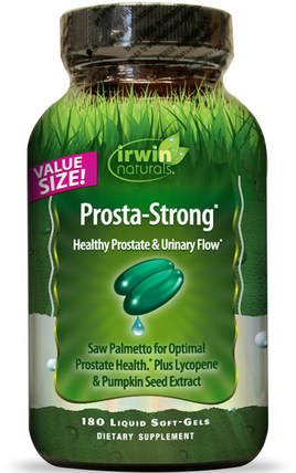Prosta-Strong, Healthy Prostate & Urinary Flow, 180 Liquid Soft-Gels by Irwin Naturals, 健康，男人，前列腺 HK 香港