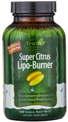 Super Citrus Lipo-Burner, 60 Liquid Soft-Gels by Irwin Naturals, 健康，飲食，減肥 HK 香港