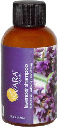 Shampoo, Lavender, 3 fl oz (88.72 ml) by Isvara Organics, 洗澡，美容，頭髮，頭皮，洗髮水，護髮素 HK 香港