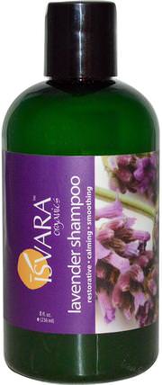 Shampoo, Lavender, 8 fl oz (236 ml) by Isvara Organics, 洗澡，美容，頭髮，頭皮，洗髮水，護髮素 HK 香港