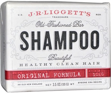 Old-Fashioned Bar Shampoo, Original Formula, 3.5 oz (99 g) by J.R. Liggetts, 洗澡，美容，洗髮水，頭髮，頭皮，護髮素 HK 香港