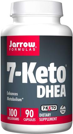 7-Keto DHEA, 100 mg, 90 Capsules by Jarrow Formulas, 補充劑，7-keto，dhea HK 香港