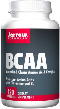 BCAA, Branched Chain Amino Acid Complex, 120 Capsules by Jarrow Formulas, 補充劑，氨基酸，bcaa（支鏈氨基酸） HK 香港