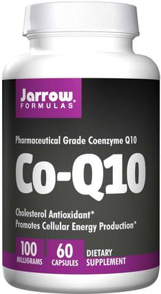 Co-Q10, 100 mg, 60 Capsules by Jarrow Formulas, 補充劑，輔酶q10，coq10 HK 香港