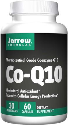 Co-Q10, 30 mg, 60 Capsules by Jarrow Formulas, 補充劑，輔酶q10 HK 香港