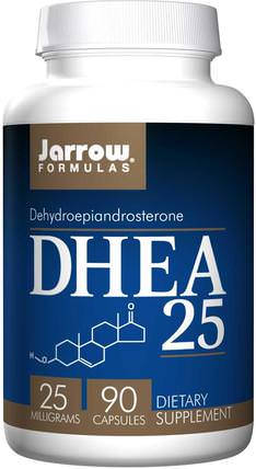 DHEA 25, 25 mg, 90 Capsules by Jarrow Formulas, 補充劑，dhea，酶 HK 香港