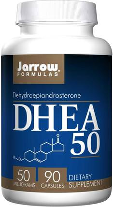 DHEA 50, 50 mg, 90 Capsules by Jarrow Formulas, 補充劑，dhea，酶 HK 香港