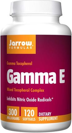 Gamma E, 300 mg, 120 Softgels by Jarrow Formulas, 維生素，維生素e HK 香港
