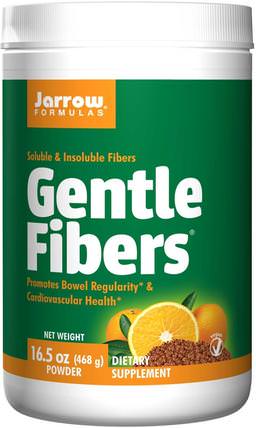 Gentle Fibers, Soluble & Insoluble Fibers, Powder, 16.5 oz (468 g) by Jarrow Formulas, 補品，纖維，健康，便秘 HK 香港