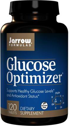 Glucose Optimizer, 120 Easy-Solv Tablets by Jarrow Formulas, 健康，血糖 HK 香港